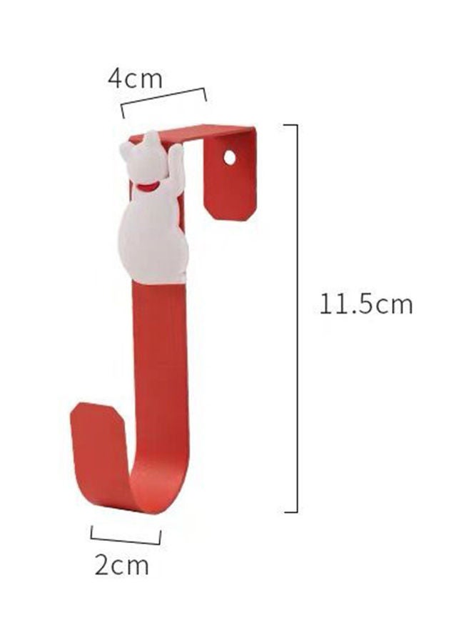 Cartoon Cat Design Hanging Removable Hook Black - Image 5