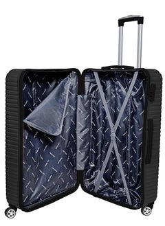 TrekKit Lightweight Luggage Trolley Set of 2 Bag 2 Sizes Hardshell Suitcase Spinner Luggage for Travel | ABS Luggage with 4 Spinner Wheels Shine Black, Set of 2 - pzsku/Z252DB1D8D1DAF95D1B7AZ/45/_/1737586997/d985142c-4fff-4a68-88a7-64a3a1224b99