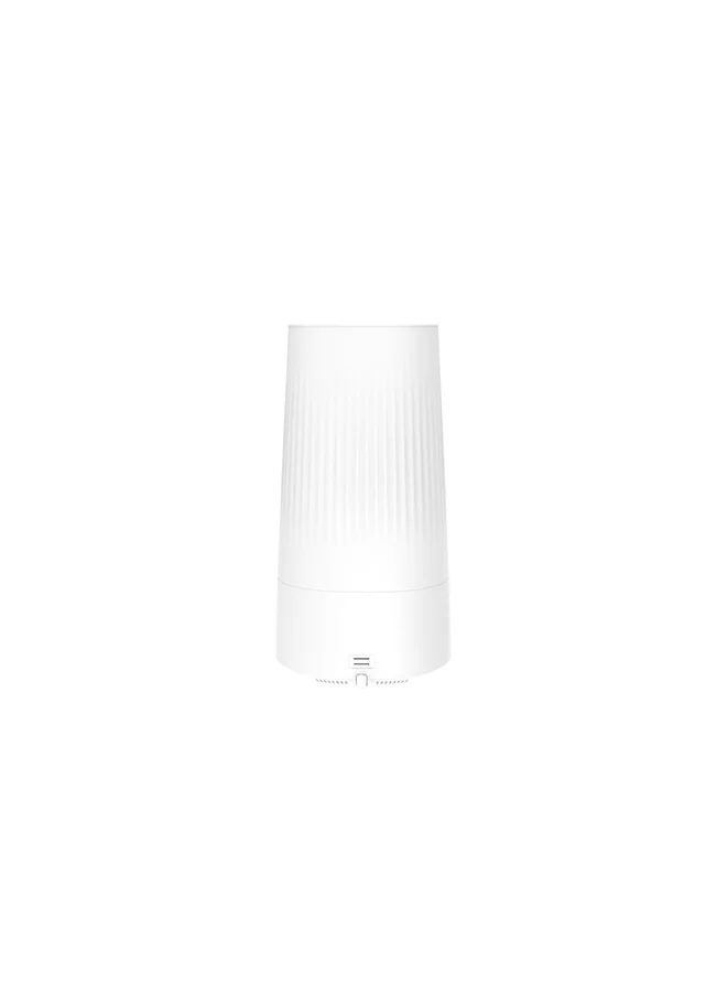 دانوب هوم Tulip Top Filling Cool Mist Humidifier With Ultrasonic Technology For bedroom Baby Room Home And Office 7 Color Night Light 4L 18.6X18.6X35Cm White