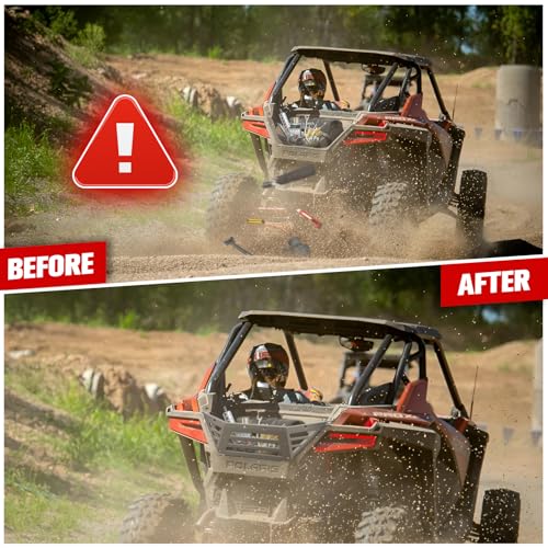LitMiRaCle Rear Cargo Bed Extender Tailgate Fit for RZR PRO XP/PRO S/Turbo R 2020-2025, Black Heavy Duty Steel Back Enclosure Rack Accessories - Image 2