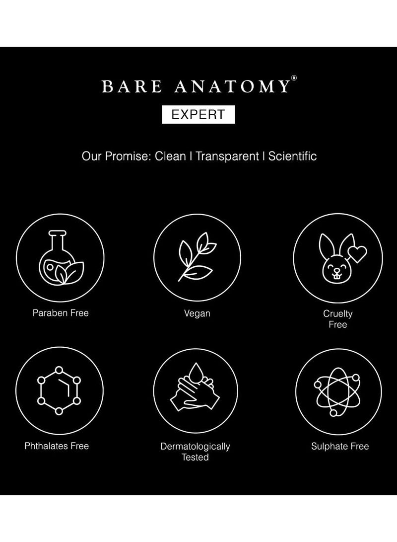 BARE ANATOMY Anti Dandruff Shampoo + Conditioner Mask | Reduces Upto 100% Dandruff & Strengthens Hair | With Salicylic Acid & Biotin | Paraben & Sulphate Free | Women & Men | 250ml + 250g  - Image 4