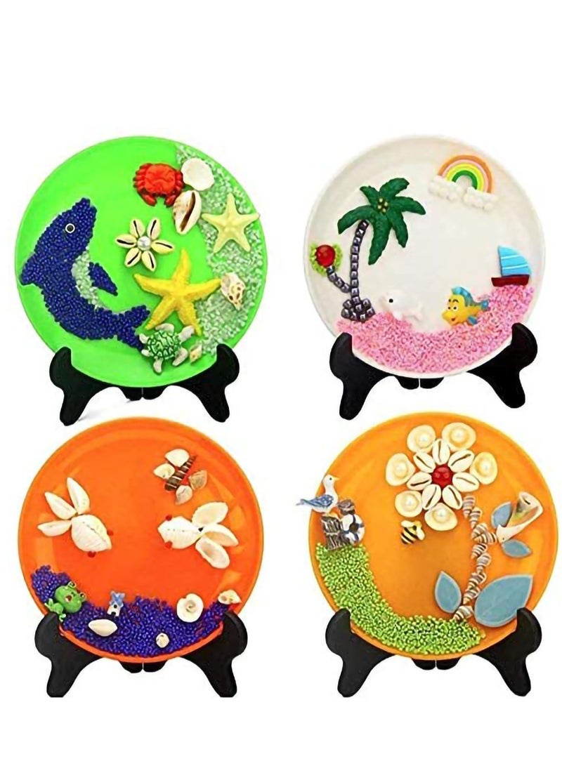 Excefore Small Tiny Sea Shells White Clam Bulk Natural Seashell for DIY Craft Home Decor Vase Fillers, 100Pcs - Image 4