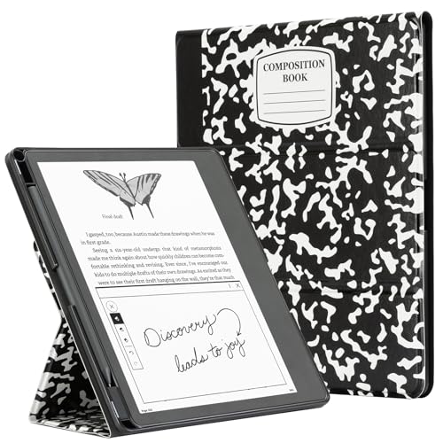 CoBak Stand Case for Kindle Scribe - Premium Folio Leather Cover with Pen Holder, Auto Sleep/Wake, and Stand Feature - Compatible with 10.2 Inch Kindle Scribe (2022/2024 Release) - Image 1