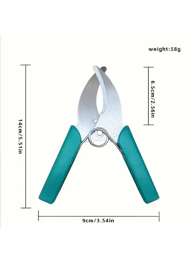 Green Professional Grafting Tool Stainless Steel Ergonomic Handle For Fruit Tree Vineyard Planting Pruning 1pc - Image 4