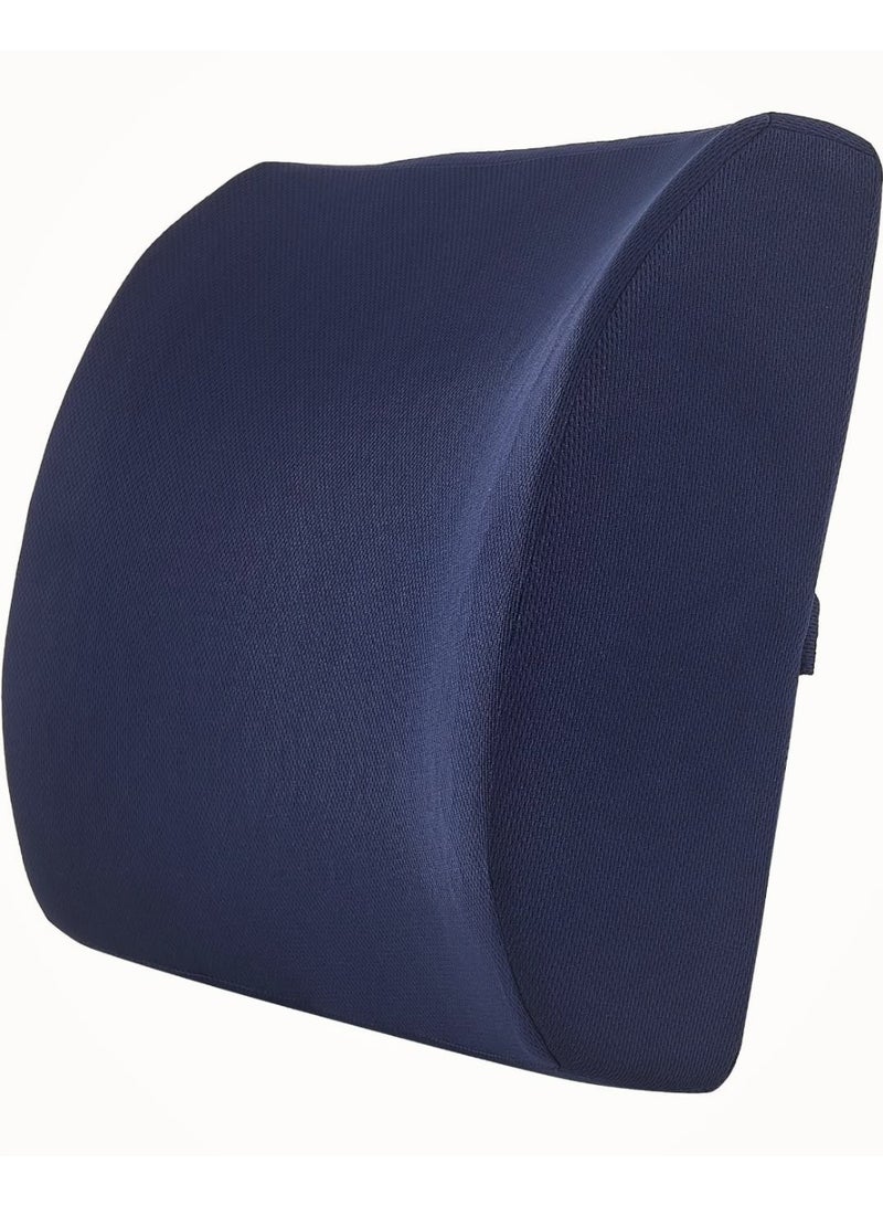 Memory Foam Backrest Comfortable Lumbar Support and Healthy Sitting with Streamlined Elegant Design to Improve Posture at Home and Office - Image 1
