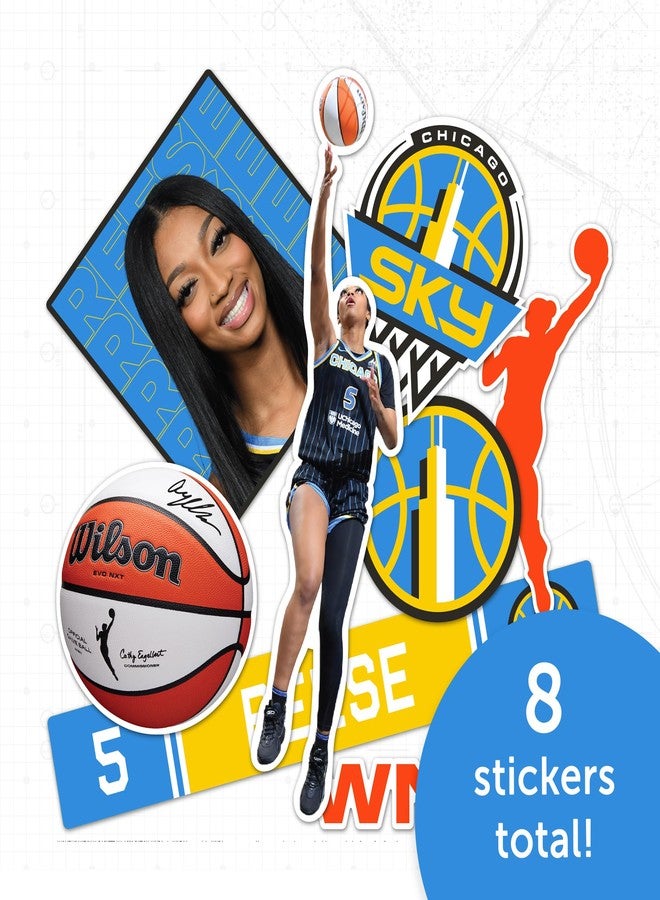 Desert Cactus Angel Reese Chicago Sky WNBA Women's National Basketball Association Officially Licensed Sticker Vinyl Decal Laptop Water Bottle Car Scrapbook (P2) - Image 4