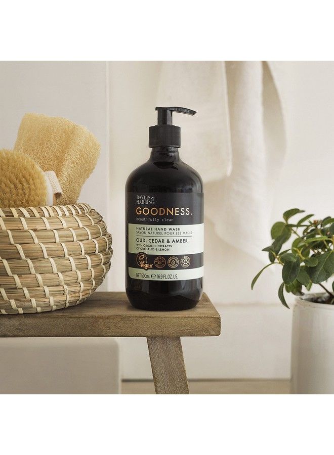 Baylis & Harding غسول يدين بخور العود والأرز والعنبر 500 مل عبوة من 3 - Image 4