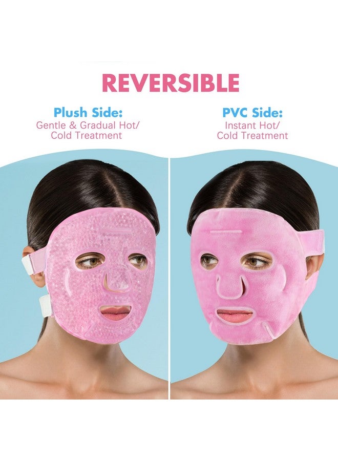 لوتفانسي كمادات ثلج للوجه من لوت فانسي، قناع ثلج للوجه قابل لإعادة الاستخدام، قناع عين بارد بحبيبات الجل، كمادات ساخنة وباردة للانتفاخ، روتين العناية بالوجه، التعافي بعد الجراحة، الصداع، العناية بالبشرة، العناية بعد الليزر - Image 3