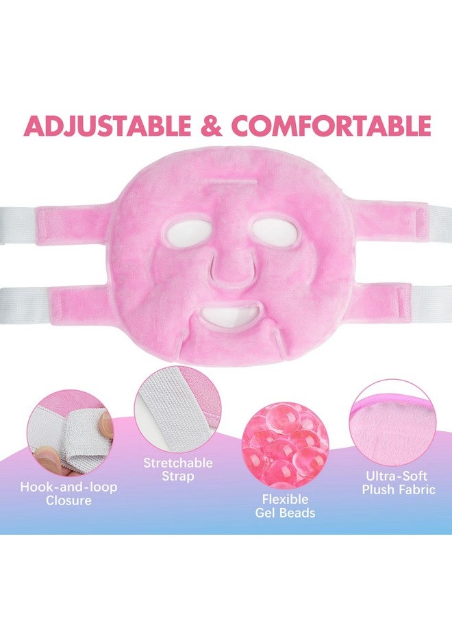 لوتفانسي كمادات ثلج للوجه من لوت فانسي، قناع ثلج للوجه قابل لإعادة الاستخدام، قناع عين بارد بحبيبات الجل، كمادات ساخنة وباردة للانتفاخ، روتين العناية بالوجه، التعافي بعد الجراحة، الصداع، العناية بالبشرة، العناية بعد الليزر - Image 4