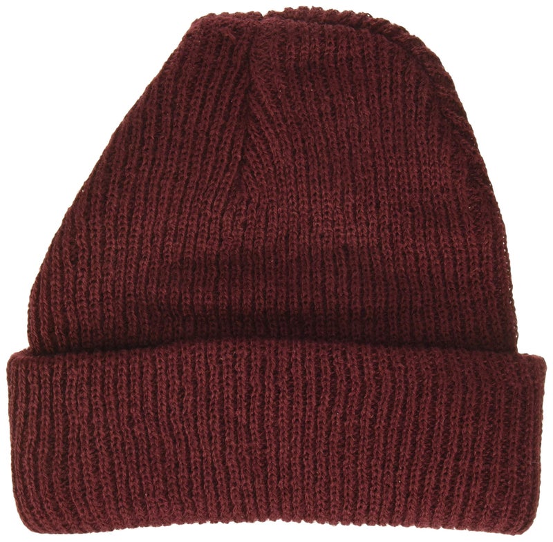 NEFF Men's fold Beanie, Maroon, One Size - Image 2