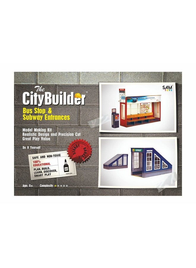ذا سيتي بيلدر مجموعة صنع نماذج مداخل محطة الحافلات ومترو الأنفاق من CityBuilder بمقياس 1:43 (7 مم) O Gauge - Image 1