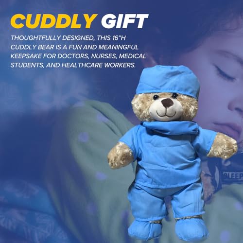ZZZ Bears Nurse Hugs-a-Lot Teddy Bear by ZZZ Bears, Gift for Kids & Adults in The Hospital, Nursing Students & Healthcare Heroes, Get-Well-Soon Bear for Surgery Recovery - Image 5