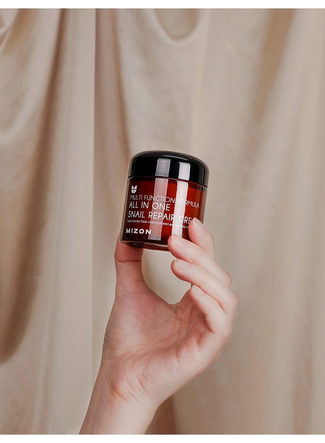 MIZON Gift Set Allin1 Snail Repair Cream Snail Repair Intensive Ampoule Snail Repairing Foam Cleanser And Snail Repair Eye Cream Korean Skincare Set - Image 2