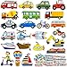 PENGFULL Felt Transportation Vehicles Learning Pieces48 Felt Flannel Board PiecesAir Land Sea Airplane Learning for Toddlers for KindergartenPreschoolToddlers - Image 2