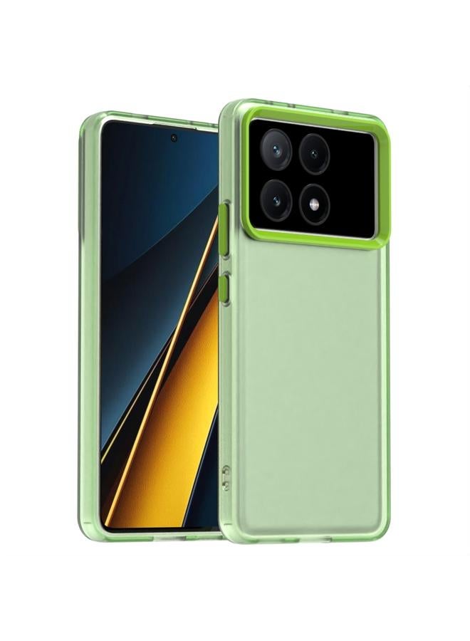 Case For Xiaomi Poco X6 Pro 5G Candy PC Hybrid TPU Shockproof Phone Case