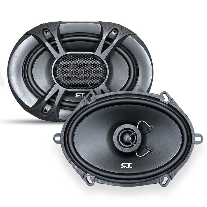 CT Sounds BIO-5X7-COX 5x7 Inch Coaxial Car Speakers, 160 Watts Max, Pair - Image 1