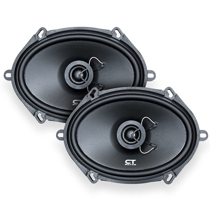 CT Sounds BIO-5X7-COX 5x7 Inch Coaxial Car Speakers, 160 Watts Max, Pair - Image 2