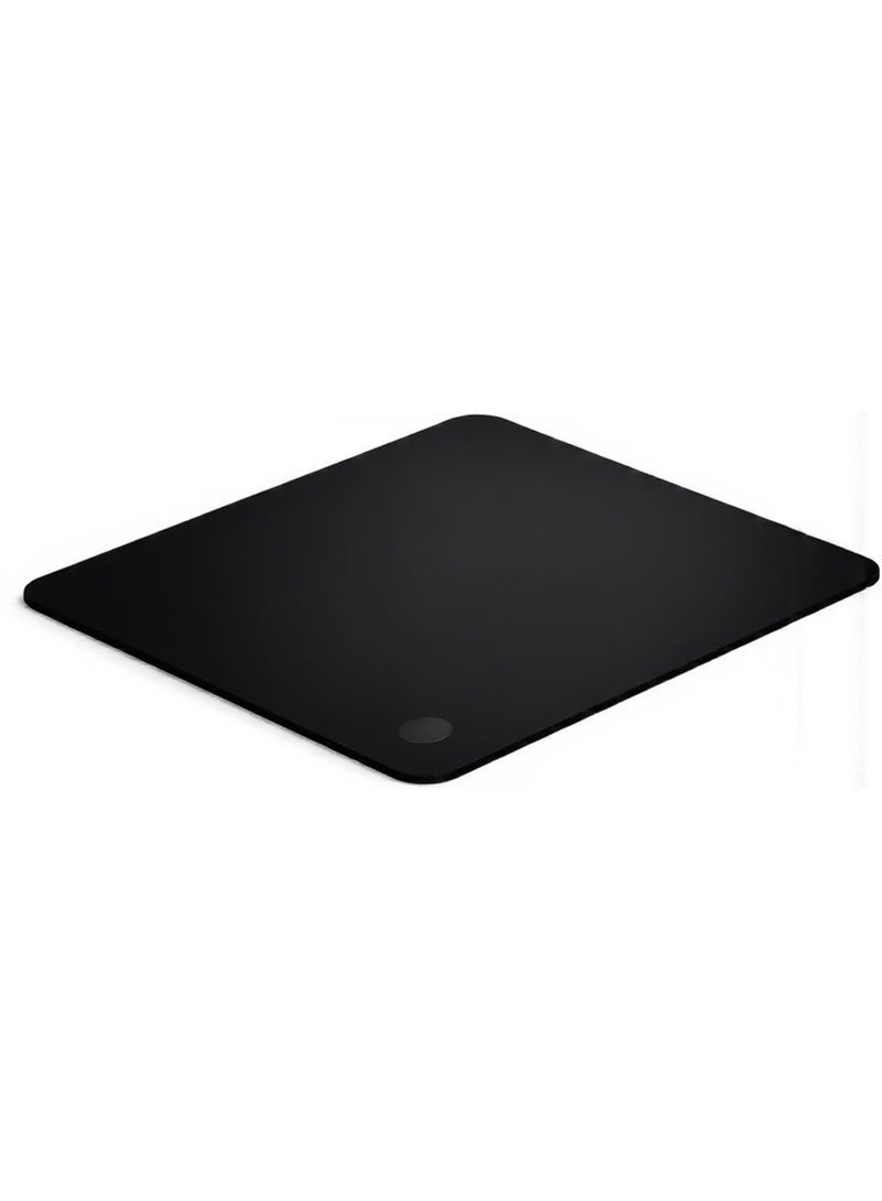 QcK Heavy Cloth Gaming Mouse Pad - 6mm Extra Thick Non-Slip Base - Micro-Woven Surface - Optimized For Gaming Sensors - Size L - Black - Image 1