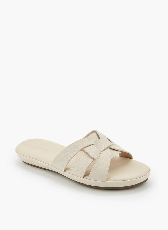 Le Confort Women Textured Slip-On Sandals