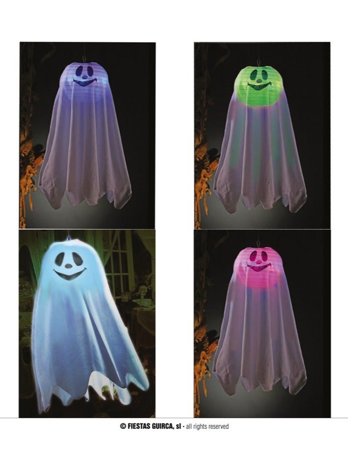 Fiestas Guirca 60cm Ghost Hanging with Light (with Bats (19774))