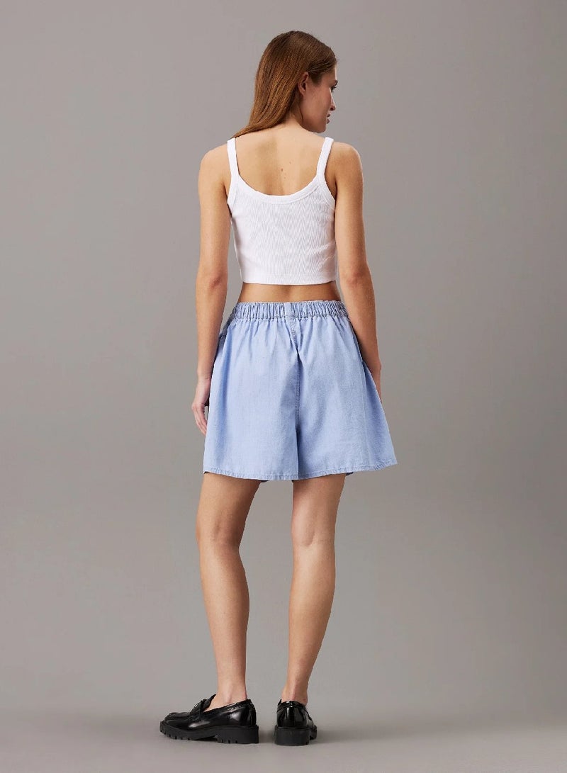 Calvin Klein Jeans Relaxed Denim Boxer Shorts - Image 2