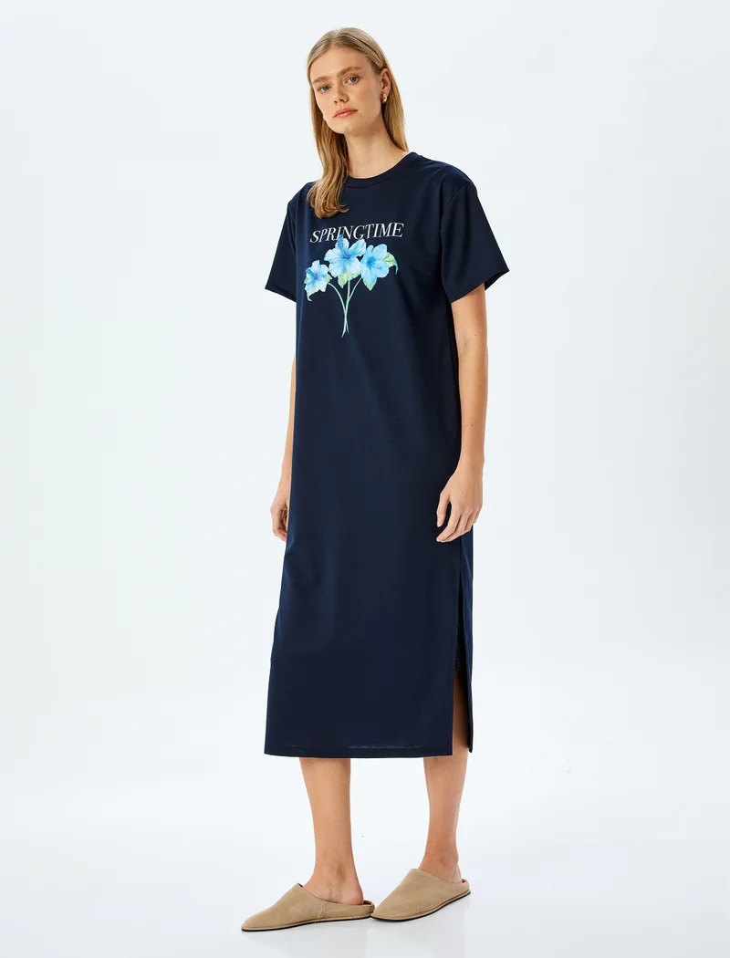 KOTON Printed Oversized Dress