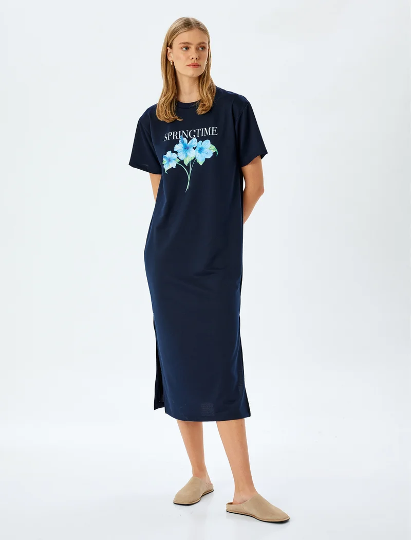 KOTON Printed Oversized Dress