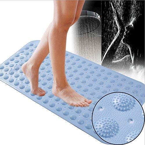 WENGTY Nonslip Soft Rubber Bath Mat for Bathtub and Shower, Anti Slip Bacterial Anti Bacterial Machine Washable PVC Bath Mat for Bathroom (Size : 70 x 37 cm) - Image 3
