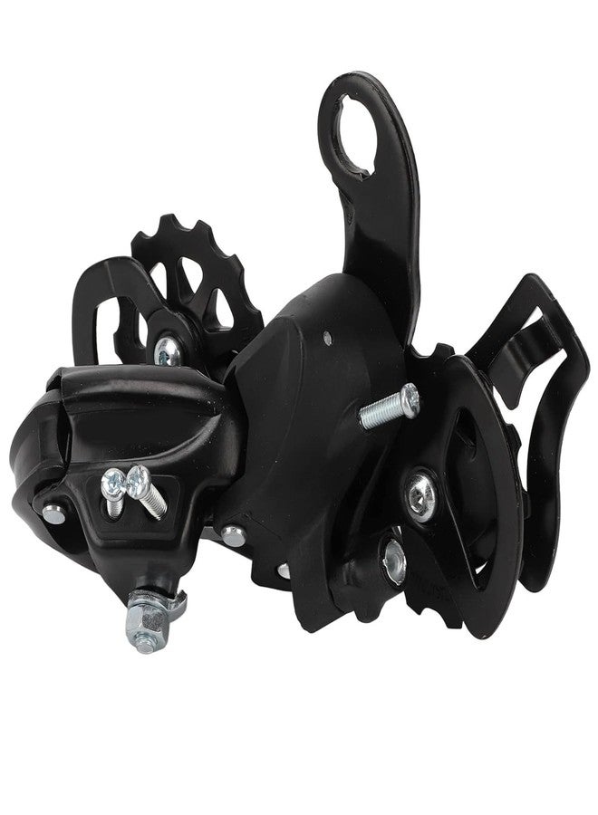 CYBIC Bicycle Gear Derailleur, Black Metal 6/7/8 Speed Compatible Rear Transmission System, Mountain Bike Drivetrain Shifting Component - Image 1