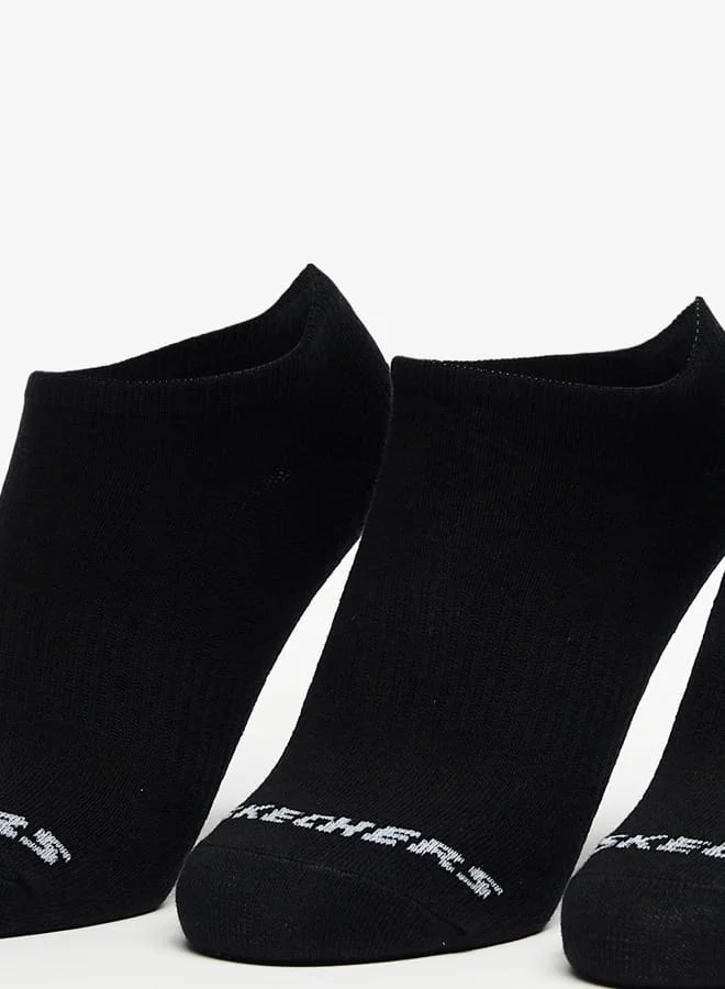 SKECHERS Women's Non-Terry Invisible Sports Socks - S114041C-001