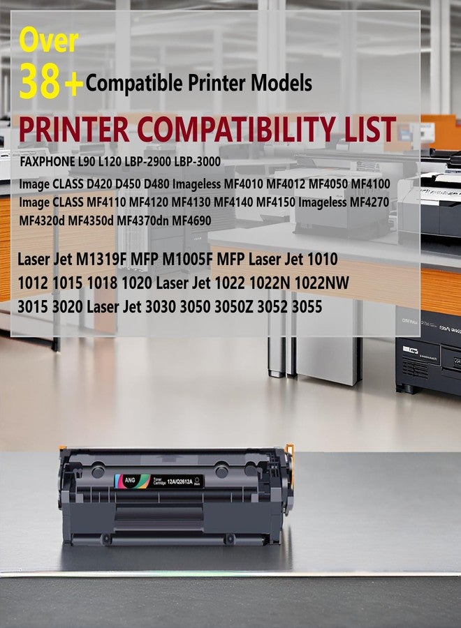 ANG 2900B Toner Cartridge for Canon LBP 2900/3000 Printers - Black Ink, Single Color Toner - Image 2