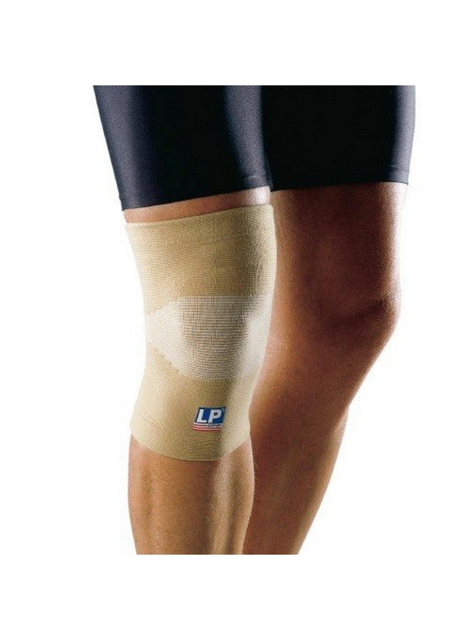 LP Supports 941 Elastic Knee Support, Beige, multicolour, medium - Image 1