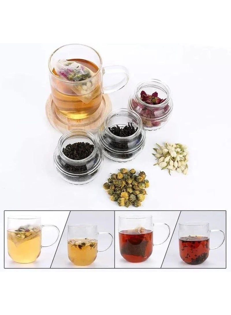 100-Piece Multi-Use Disposable Drawstring Filter Bags for Tea, Herbs, and Spices (10x12 cm) - Image 5