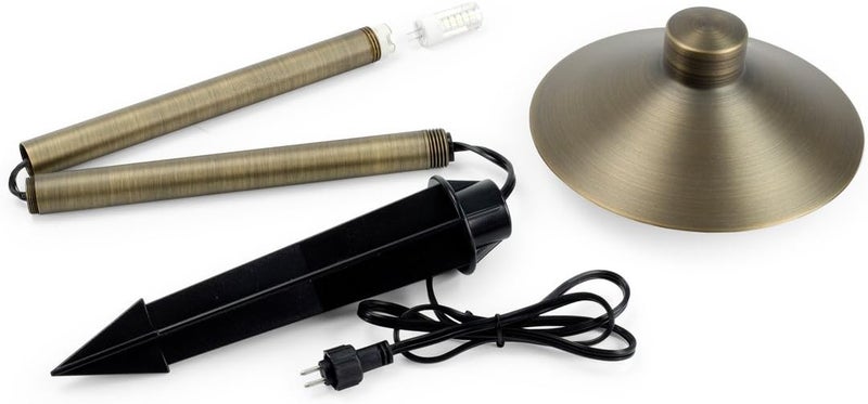 Aquascape Aquascape Path and Area LED Landscape Light Hat Top Design Durable Brass Antique Bronze Finish 3Watt Low Voltage LVL  84063  - Image 3