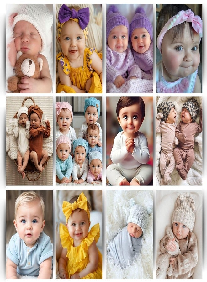 Posters Inc Baby Posters, Pack of 12, Wall Decoration Items for Nursery and Kids' Rooms, Cute and Inspirational Posters for Home Decor, Perfect Gifts for New Parents and Baby Showers, 300 GSM Paper. - Image 1