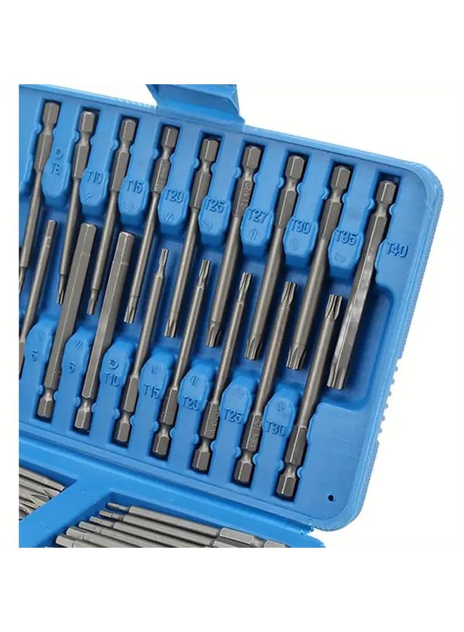 50pcs Extra Long Screwdriver Bit Set Torx Hex Spline Phillips Pozi Star Security - Image 4