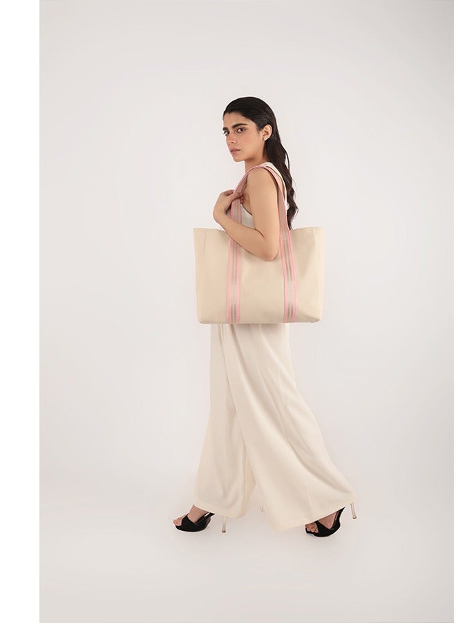 earthbags Cara Tote Bag Natural  - Image 2
