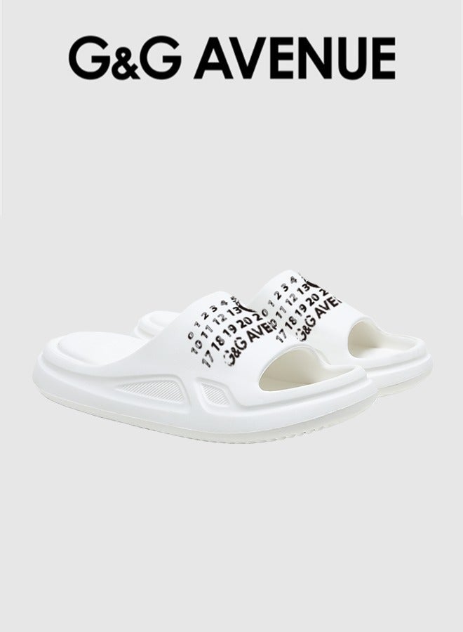 G&G AVENUE Sliders for Women and Men Non-Slip Quick Dry Shower Slippers Ultra-Soft Thick Sole Slides Beach Sandals House Pillow Slides for Indoor & Outdoor - Image 1