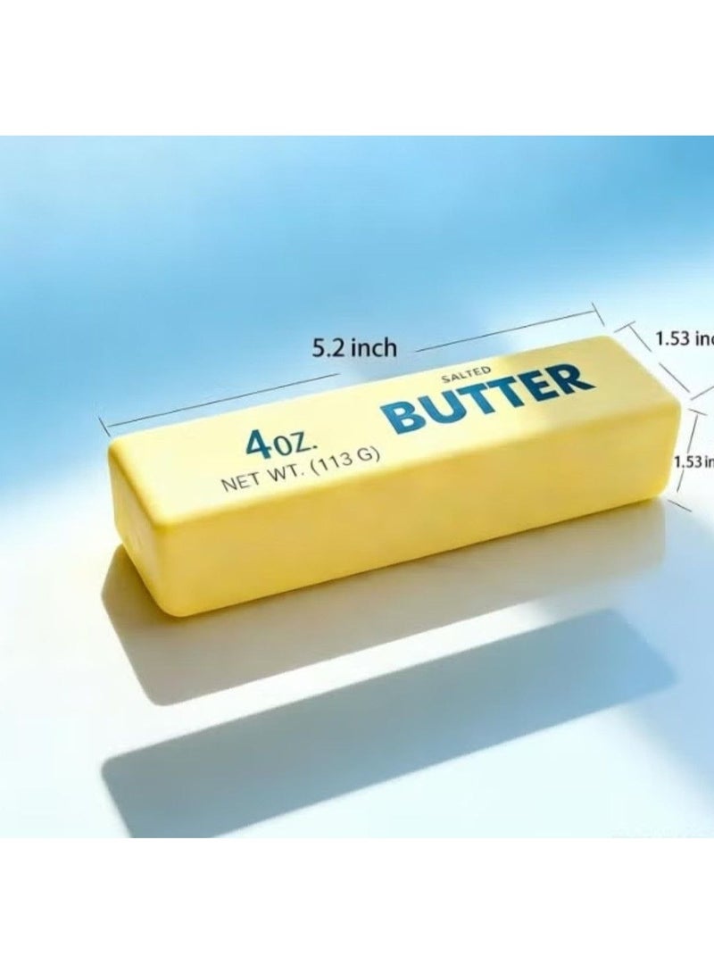 Butter Squishy- Slow Rising Fidget Toys, Novelty Stress Relief Butter Squeeze Toy for Adults & Kids, Party Favors Gift Sensory Toy (1 PC) - Image 1