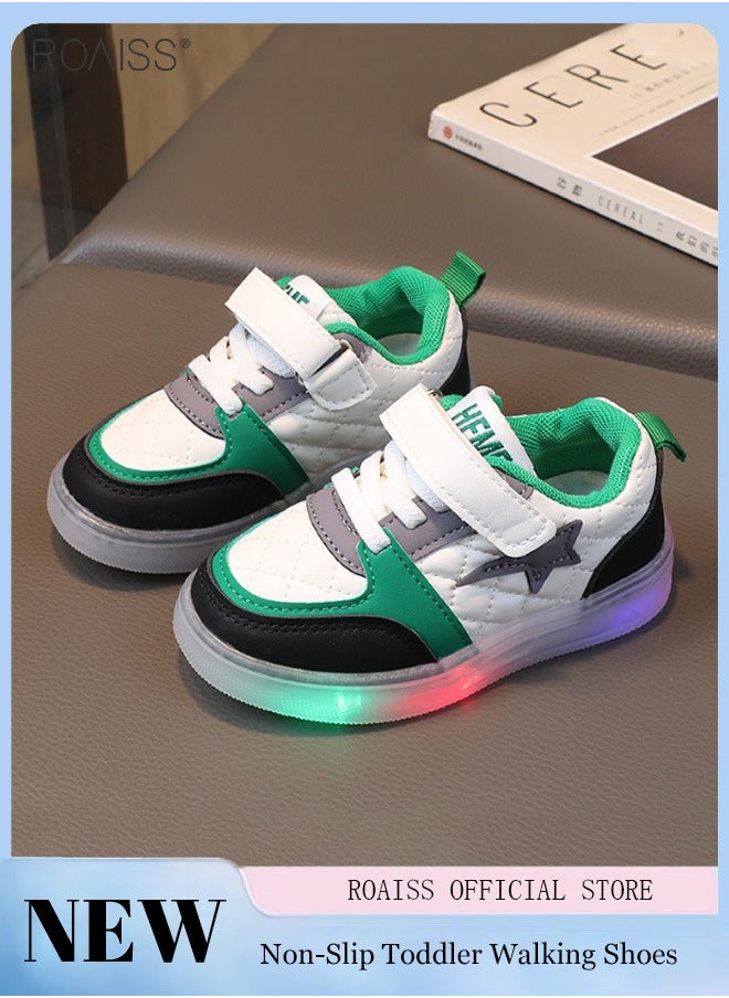 roaiss - Boys and Girls' Fashionable Sports Shoes Lighting Toddler Walking Shoes Wearing Children's Shoes in Multiple Occasion - Image 1