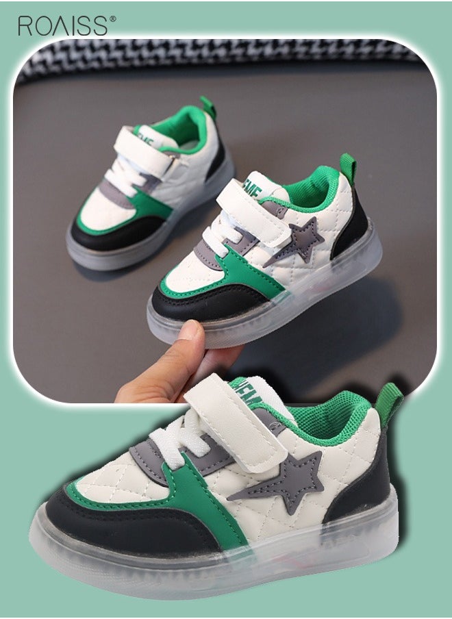 roaiss - Boys and Girls' Fashionable Sports Shoes Lighting Toddler Walking Shoes Wearing Children's Shoes in Multiple Occasion - Image 1