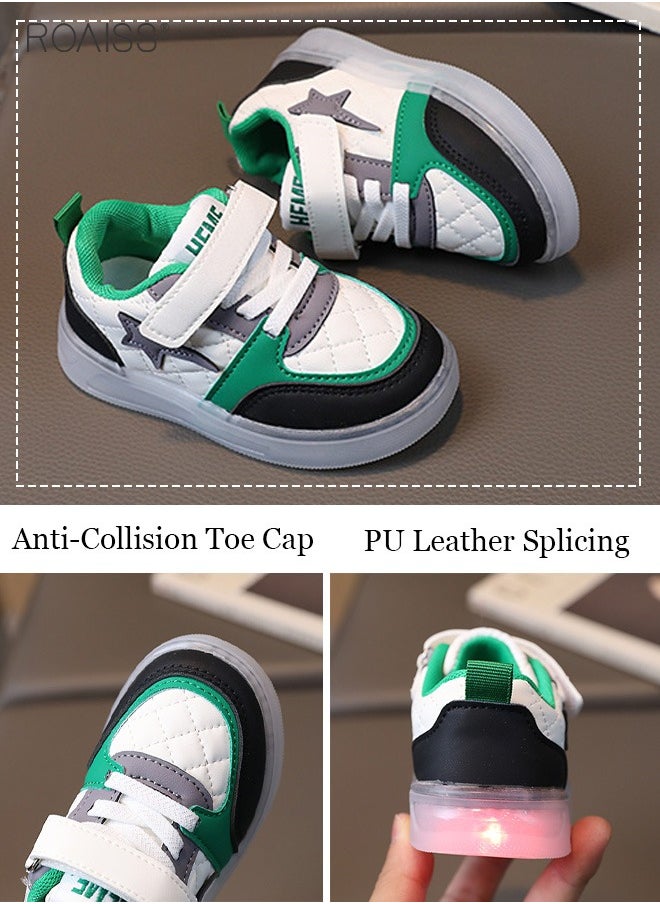 roaiss - Boys and Girls' Fashionable Sports Shoes Lighting Toddler Walking Shoes Wearing Children's Shoes in Multiple Occasion - Image 1