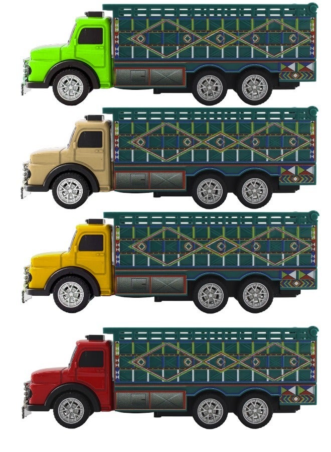 Toy Box Die Cast Mini Pull Back Truck for kids -1pc  - Image 5