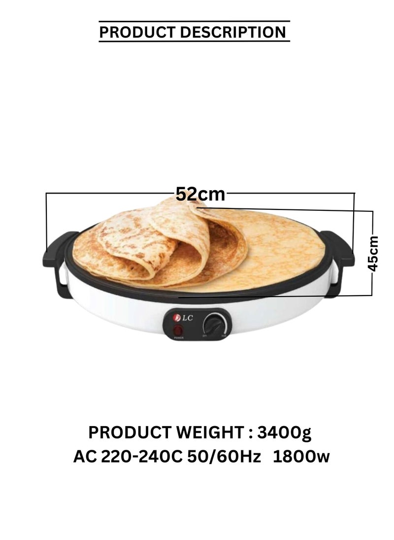 ماركة غير محددة - صانع الكريب الكهربائي 45 سم 1800 واط - Image 1