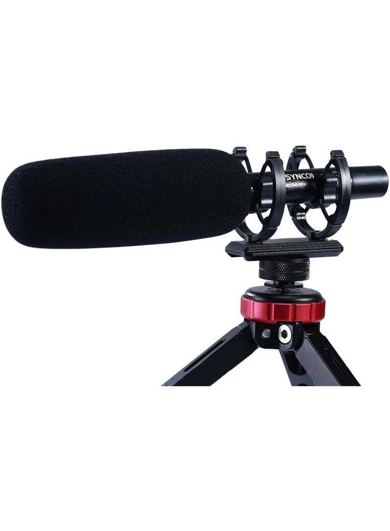SYNCO D2 Wireless Shotgun Microphone with 16mm Condenser Noise Cancellation 200m Transmission Plug and Play for Camera Podcast Interview Vlogging Live Events - Image 2