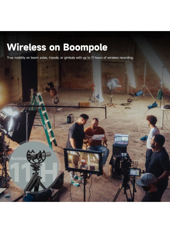 SYNCO D2 Wireless Shotgun Microphone with 16mm Condenser Noise Cancellation 200m Transmission Plug and Play for Camera Podcast Interview Vlogging Live Events - Image 3