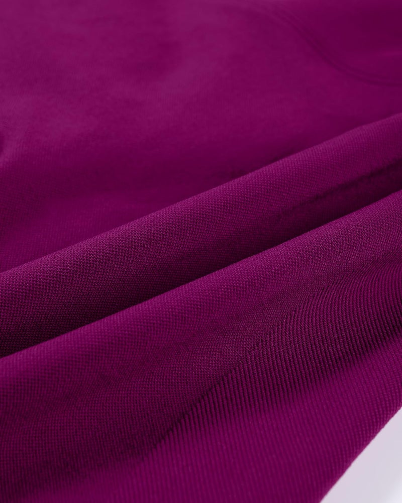 AUROLA Influence Collection Workout Shorts for Women,No Roll Up New Scrunch SeamlessGym Short-3.5" Inseam, Magenta, M - Image 4