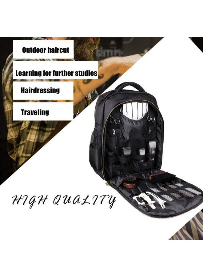 NADAENMF NADAENMF Barber Supplies Bag Organizer for Clippers and Supplies, Portable Clipper Bags and Cases for Men, Hairstylist Clipper Backpack for Barber Accessories  - Image 3