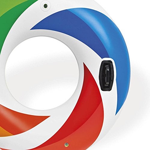 Intex Inflatable Color Whirl Floating Tube Raft w/Handles (Set of 2) 48in 58202EP - Image 5