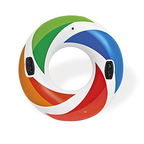Intex Inflatable Color Whirl Floating Tube Raft w/Handles (Set of 2) 48in 58202EP - Image 2